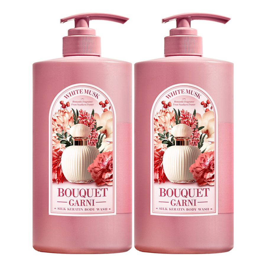 부케가르니 모이스처 바디워시 화이트머스크향