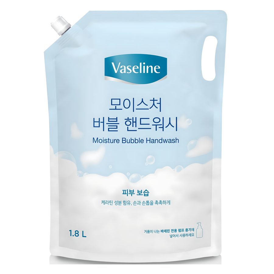애경바세린 모이스처 버블 핸드워시 리필
